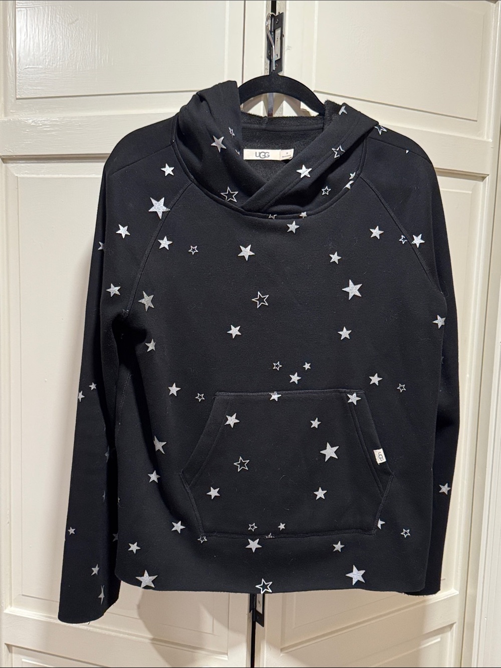 UGG Black Star-Print Hoodie